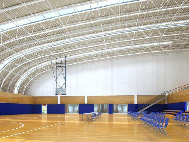 鋼網(wǎng)架體育館